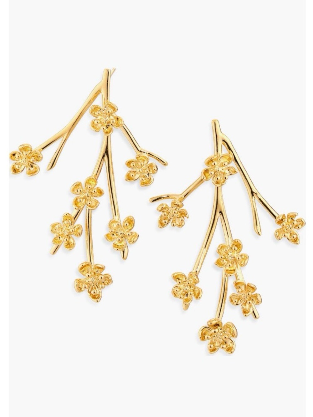 🌸 NWT 🌸 Oscar de la Renta Cherry Blossom Branch Earrings